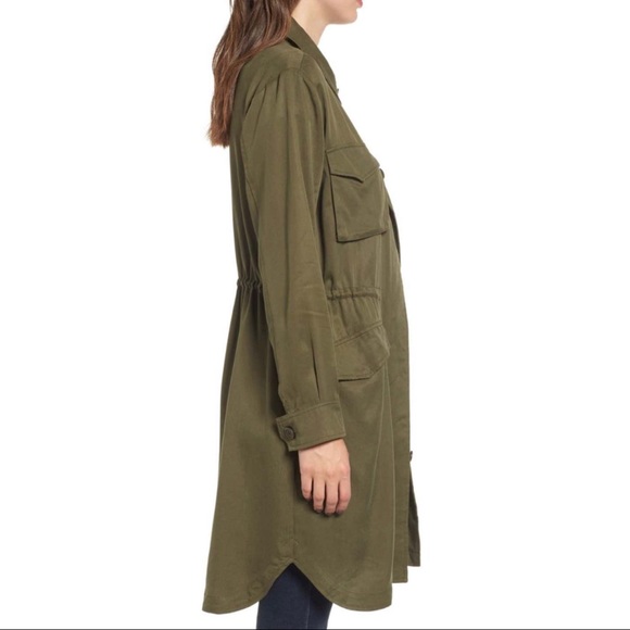 BB DAKOTA Averie Olive Green Utility Jacket ✨ NEW - Picture 4 of 9